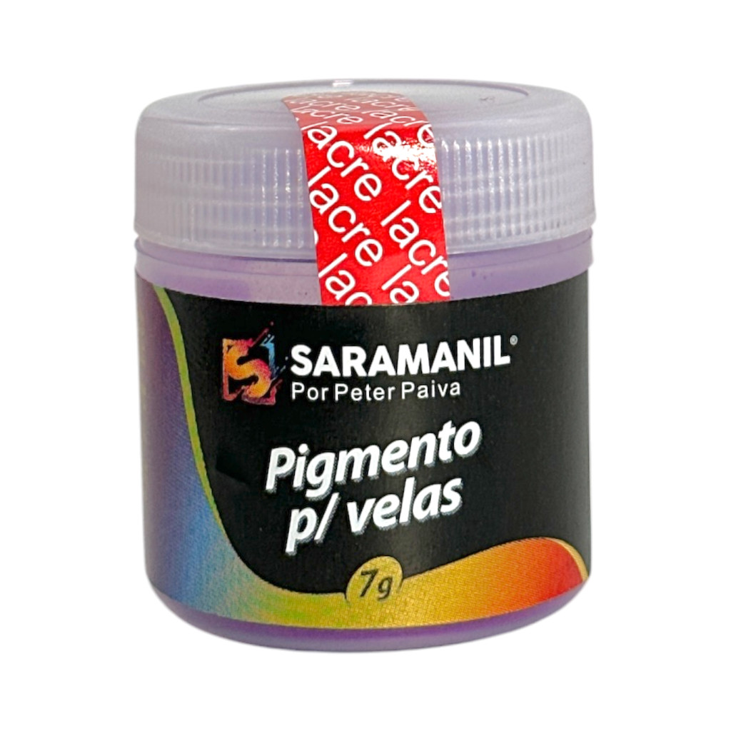 Pigmento em Pó para Velas 7g Violeta Saramanil não migra em Oferta na Shopee