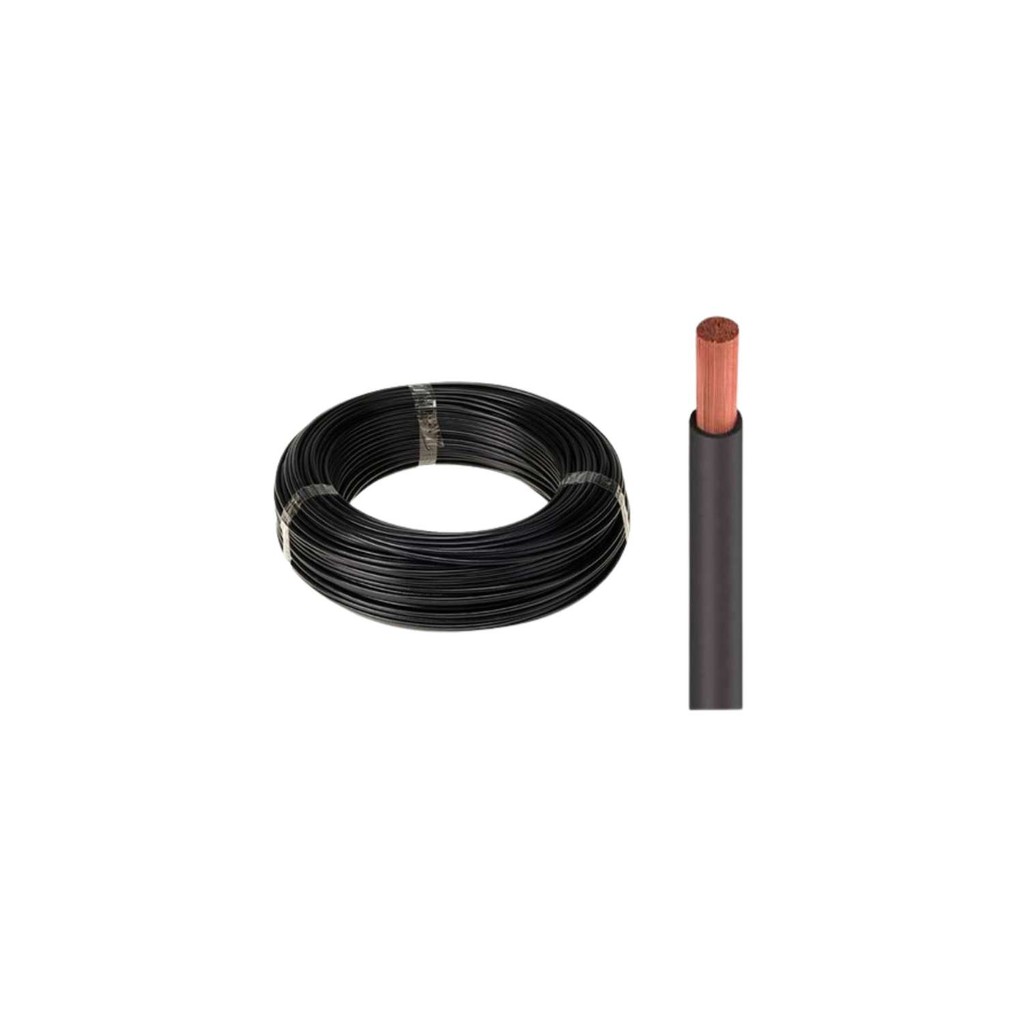 Fio Cabinho 4,00MM Preto Permak 100M
