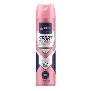 Desodorante Antitranspirante Aerossol Above Women Sport Energy 48h 150ml em Oferta na Shopee