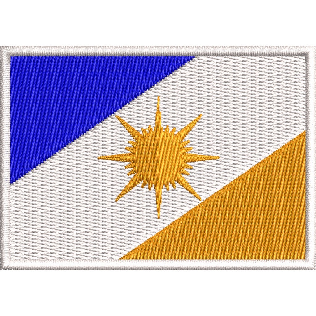 Patch Bordado Bandeira do Tocantins 7cmx5cm - Motociclista Moto Grupo Airsoft