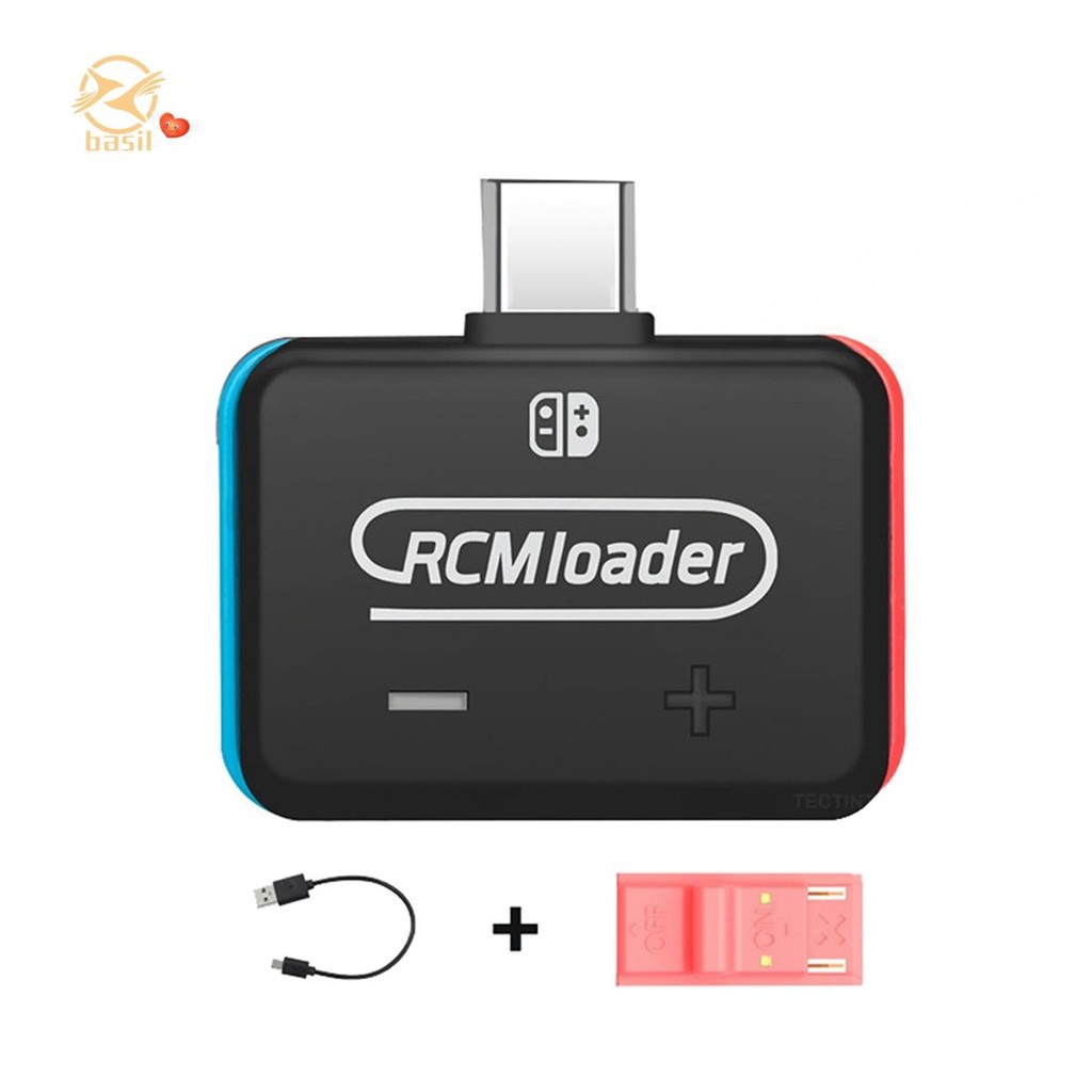 💡V5 RCM Loader Auto Clip Jig Tool Switch NS Console Com Cabo USB Programa De Injeção Integrado 1 Unidade