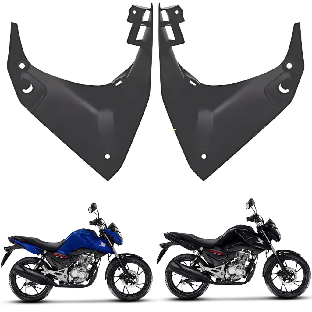 Carenagem Complemento Asa Aba Tanque Guia Ar Honda Cg Fan 160 2016 A 2021 PARAMOTOS HONDA