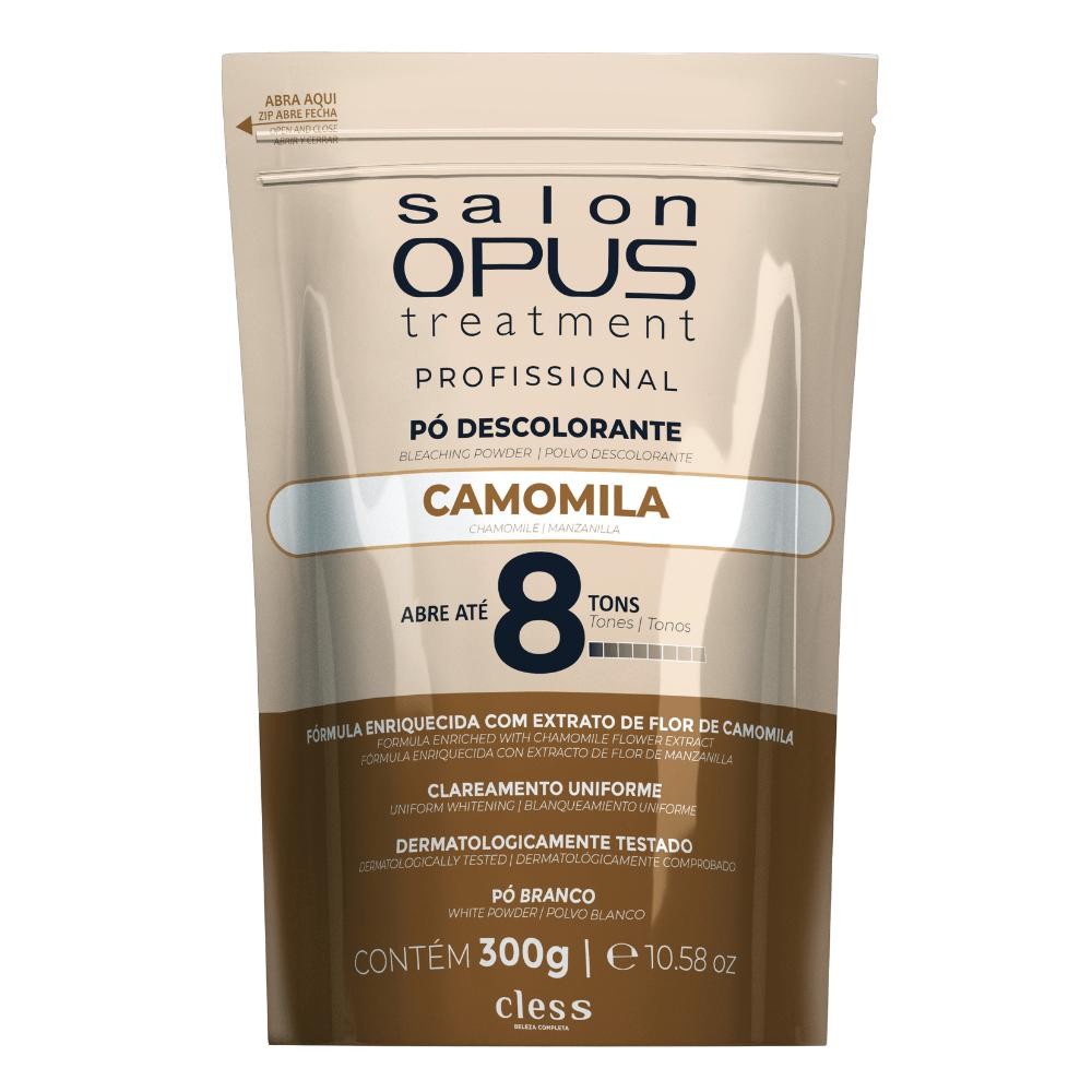 Po descolorante Camomila Salon Opus Tratament 300g em Oferta na Shopee