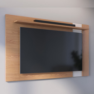 Painel Para TV 70 Pol Extensível 180cm Lara C04 Freijó Off White Matte - Lyam Decor em Oferta na Shopee