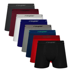 Kit 10 Cuecas Rouper Boxer Algodão