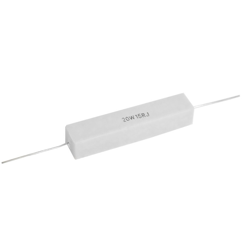 Resistor 15r 20w Porcelana Atenuador De Som