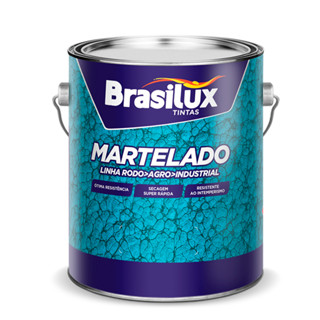 Tinta Esmalte Sintético Martelado Várias Cores 3,6L Brasilux em Oferta na Shopee