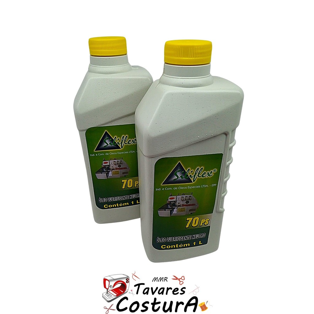 2 Oleos Siliflex Maquinas De Costura Industrial Domestica 1 litro