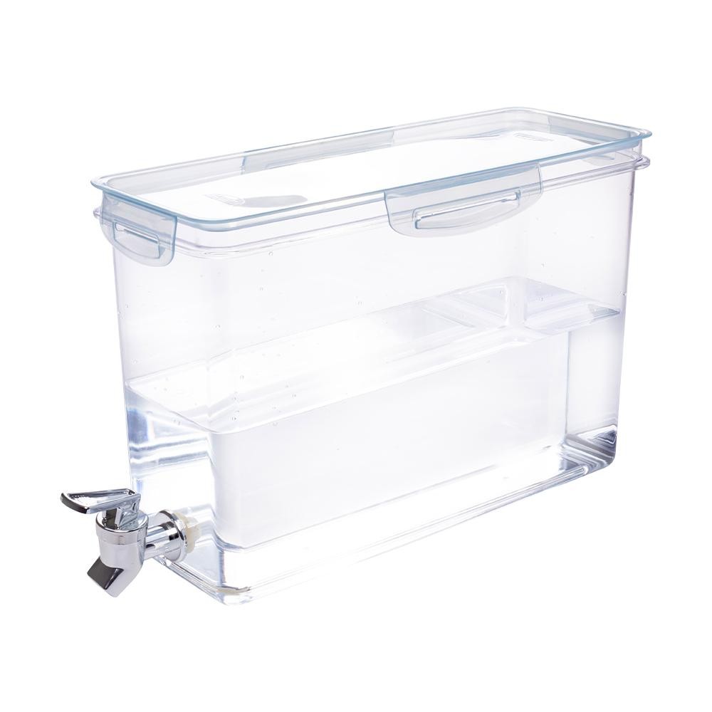 Reservatório Dispenser Geladeira para Água 5,85 L Azul Plasútil