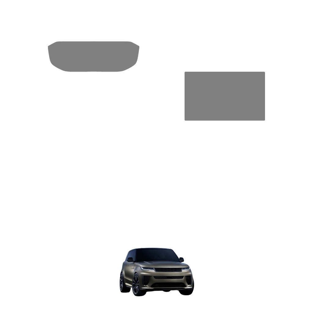 Película PPF Proteção Kit Velocímetro Multimídia Land Rover Range Rover Sport Dynamic HSE 2023 2024 2025 2026 TPU