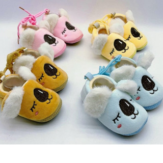 Pantufa fofa para bebês infantil Menor Que 6 Meses/Pantufa infantil para proteger menino e menina do frio em Oferta na Shopee