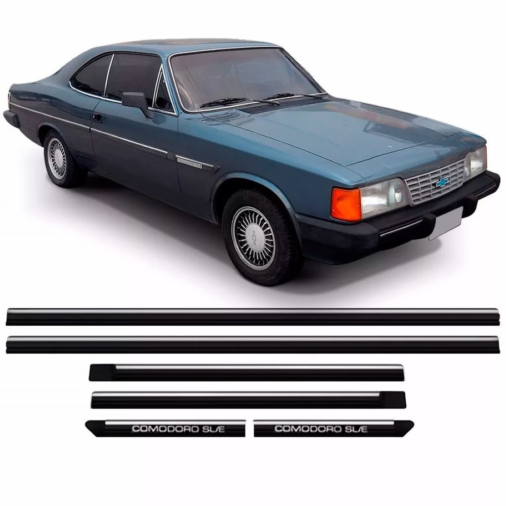 Friso Lateral Opala Comodoro Sle 1988 A 1990 2p em Oferta na Shopee