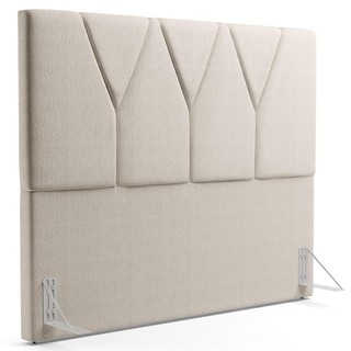 Cabeceira Cama Box Casal Queen 160cm Aura Linho W01 Cru - Mpozenato em Oferta na Shopee