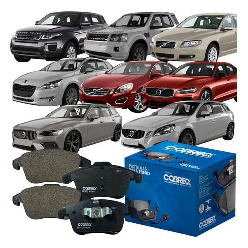 Jogo Pastilha De Freio Cobreq Land Rover Evoque Volvo S60 Freelander II