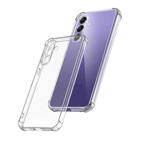 Capa para Sams Galaxy S24 S24 PLUS S24 ULTRA Case com Borda Protetora Transparente.