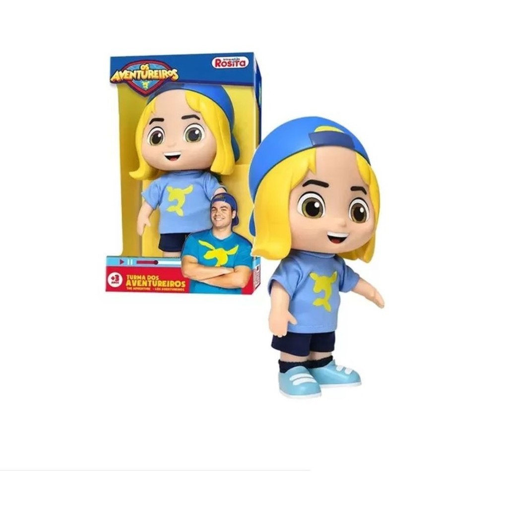 Boneco Luke Turma Dos Aventureiros Luccas Neto Rosita 1242 em Oferta na Shopee