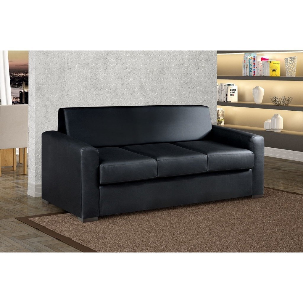 Sofá para Sala de Estar 3 Lugares 200cm Basic em Oferta na Shopee