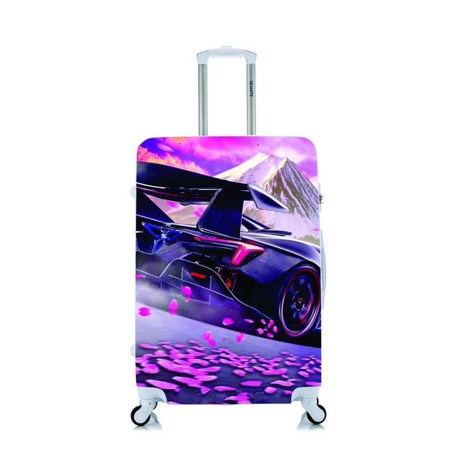 Capa Protetora Para Mala Viagem Personalizada Grande Forza Colorido