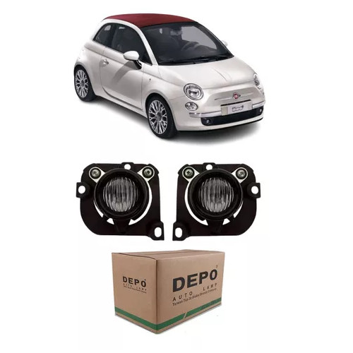 Farol De Milha Auxiliar Fiat 500 Sport 2008 2009 A 2015 Depo