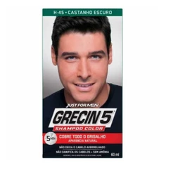 Shampoo Color Grecin 5 Castanho Escuro 60ml