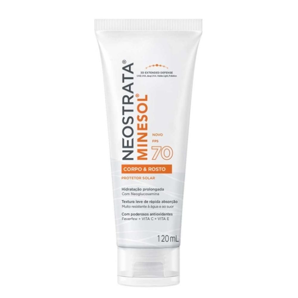 Protetor Solar Neostrata Minesol FPS 70 Corpo & Rosto 200ml