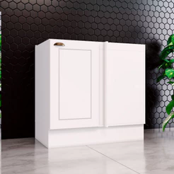 Balcão de Cozinha Canto Reto 1 Porta Amy Casa 812
