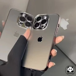 Nova Capa Anti-Impressão Digital AG Matte Premium Case Capinha Celular Para iPhone 18 17 16 14 13 12 11 15 Pro Max Plus