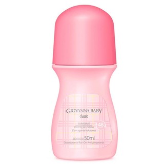 GIOVANNA BABY DESODORANTE ROLL-ON CLASSICO COM 50ML em Oferta na Shopee