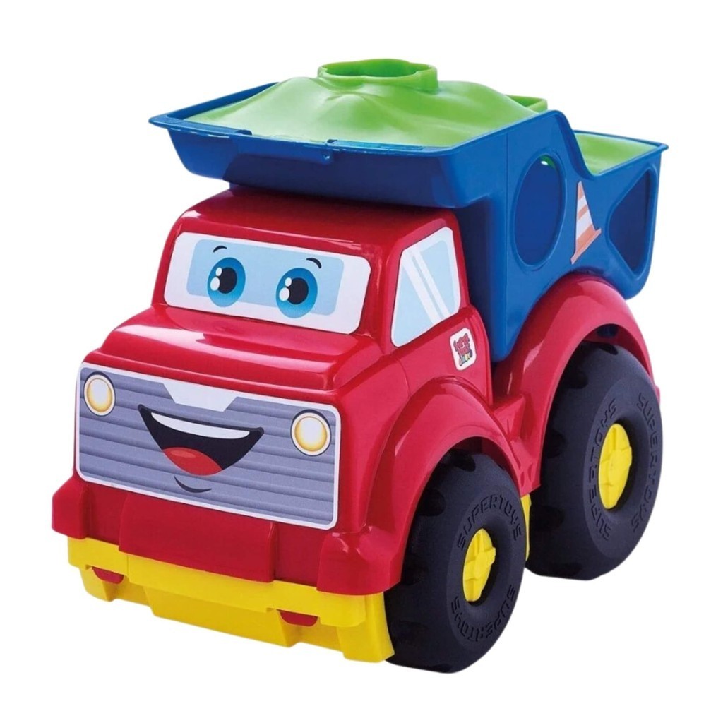 Brinquedo Infantil Didático Caminhão Caçamba para Bebês Super Toys - 390 em Oferta na Shopee