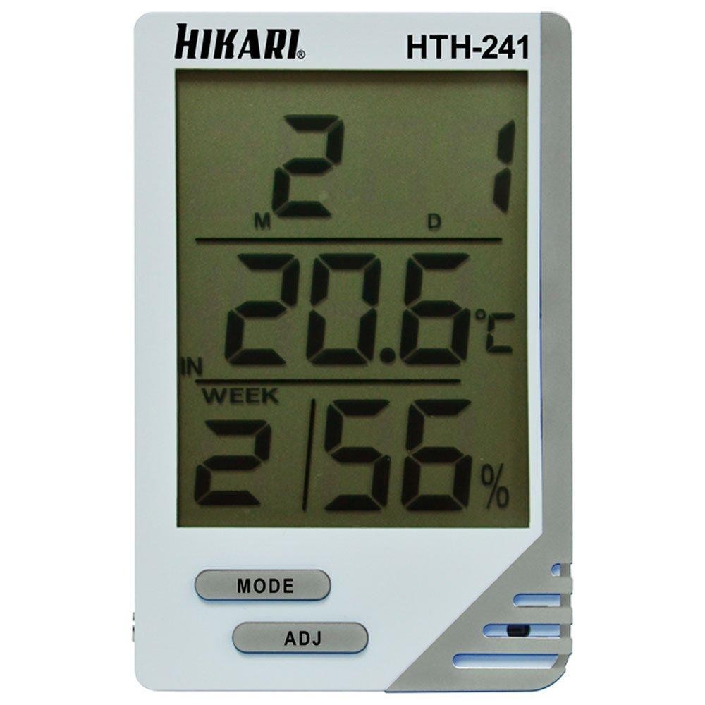 Termo-Higrômetro Digital HTH-241 - HIKARI em Oferta na Shopee