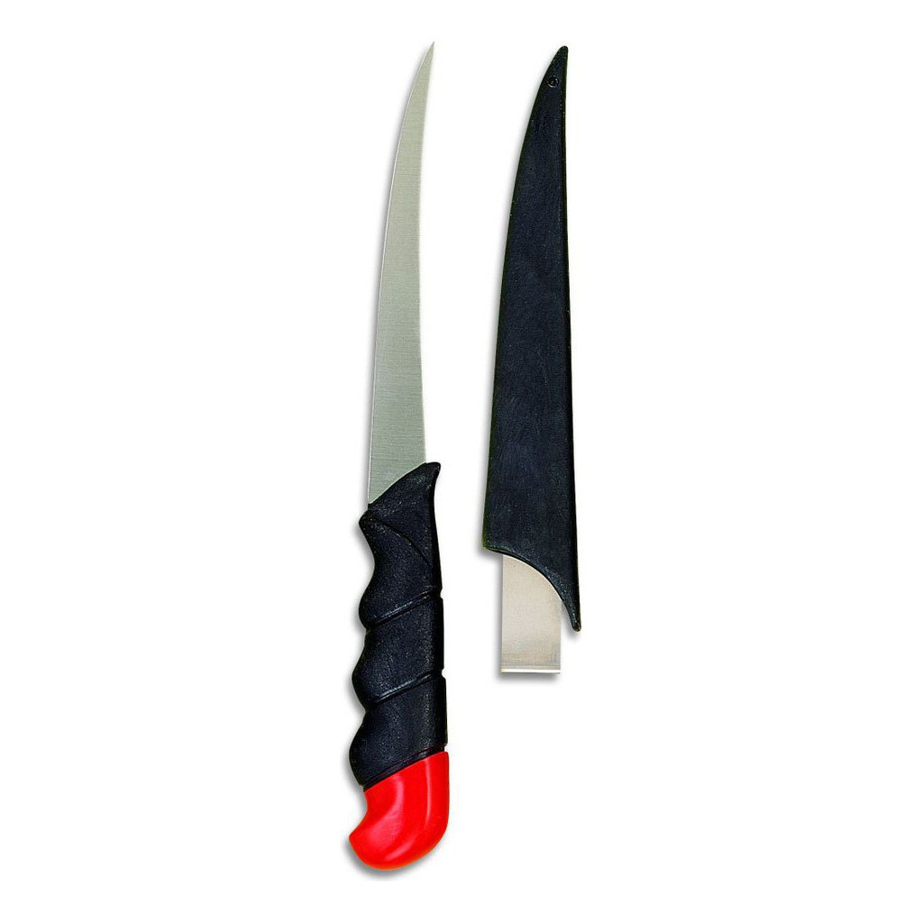 Faca Fileteira Flutuante File Sashimi Sushi Xingu Afiada C/ Bainha
