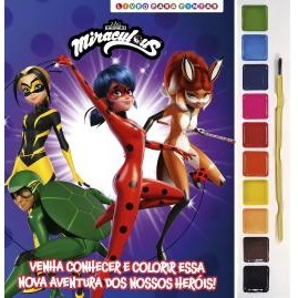 Livro para Pintar - Miraculous