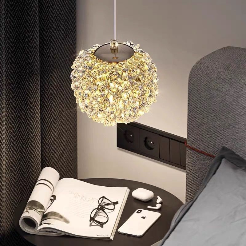 Kit 02 Pendente Luminária Lustre Led Globo Rose Gold 3 Cores