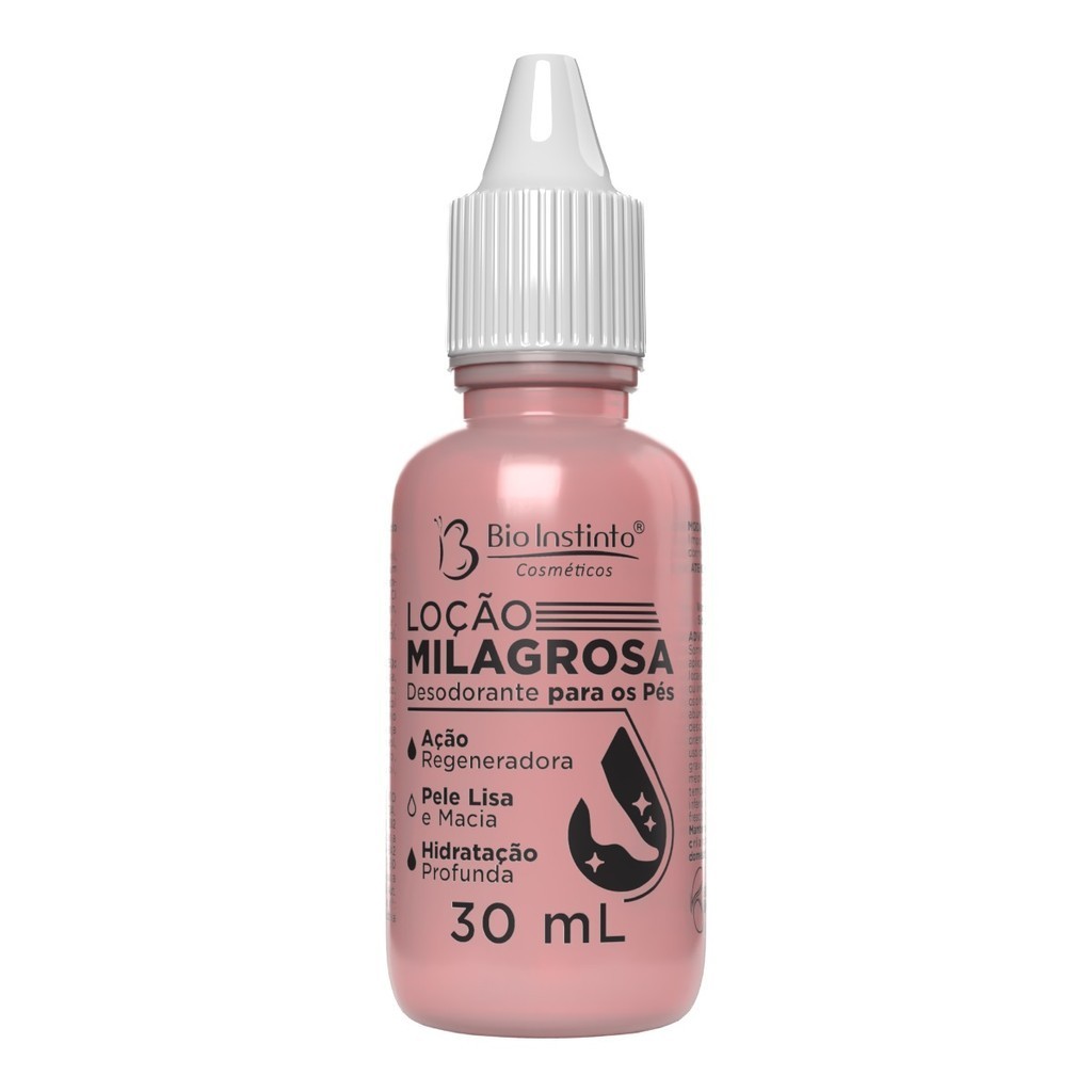 Loção Milagrosa Desodorante para os Pés 30ml - Bio Instinto