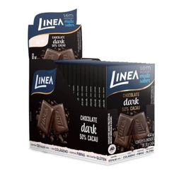 Chocolate Meio Amargo Dark 50% Cacau Diet Linea 30G
