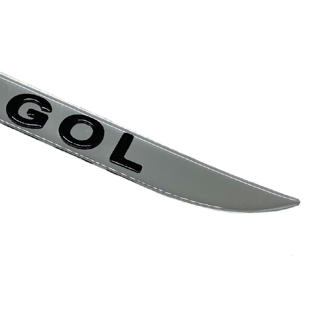 Friso Porta-malas Cromado Gol G5 2009/2013 + Emblema Preto