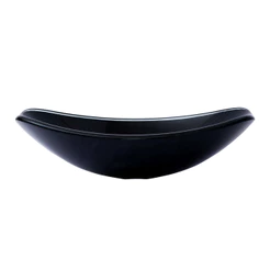 CUBA PIA DE VIDRO CHANFRADA PARA BANHEIRO E LAVABO 47X30- MODELO DE APOIO 10MM