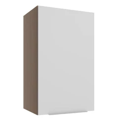 Armário Aéreo Madesa Stella 40 cm 1 Porta - Rustic/Branco