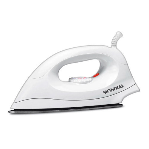 Ferro de Passar a Seco Mondial Base de Alumínio Salva Botões FSN-55-W em Oferta na Shopee