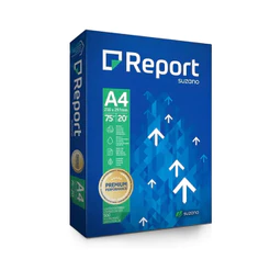 Papel Sulfite Report A4 Branco 75g - Pacote Com 500 Folhas