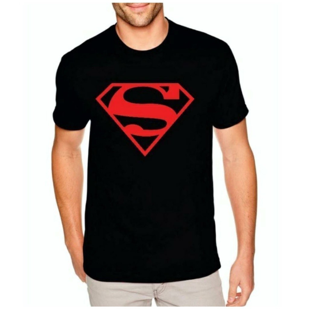 Camiseta Masculina Casual Estampa Superman Super Homem Camisa 100% Algodão Blusa Tema Series Herois envio imediato