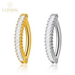 Piercing Argola Para Umbigo Aço Cirúgico Zircônia Retangular