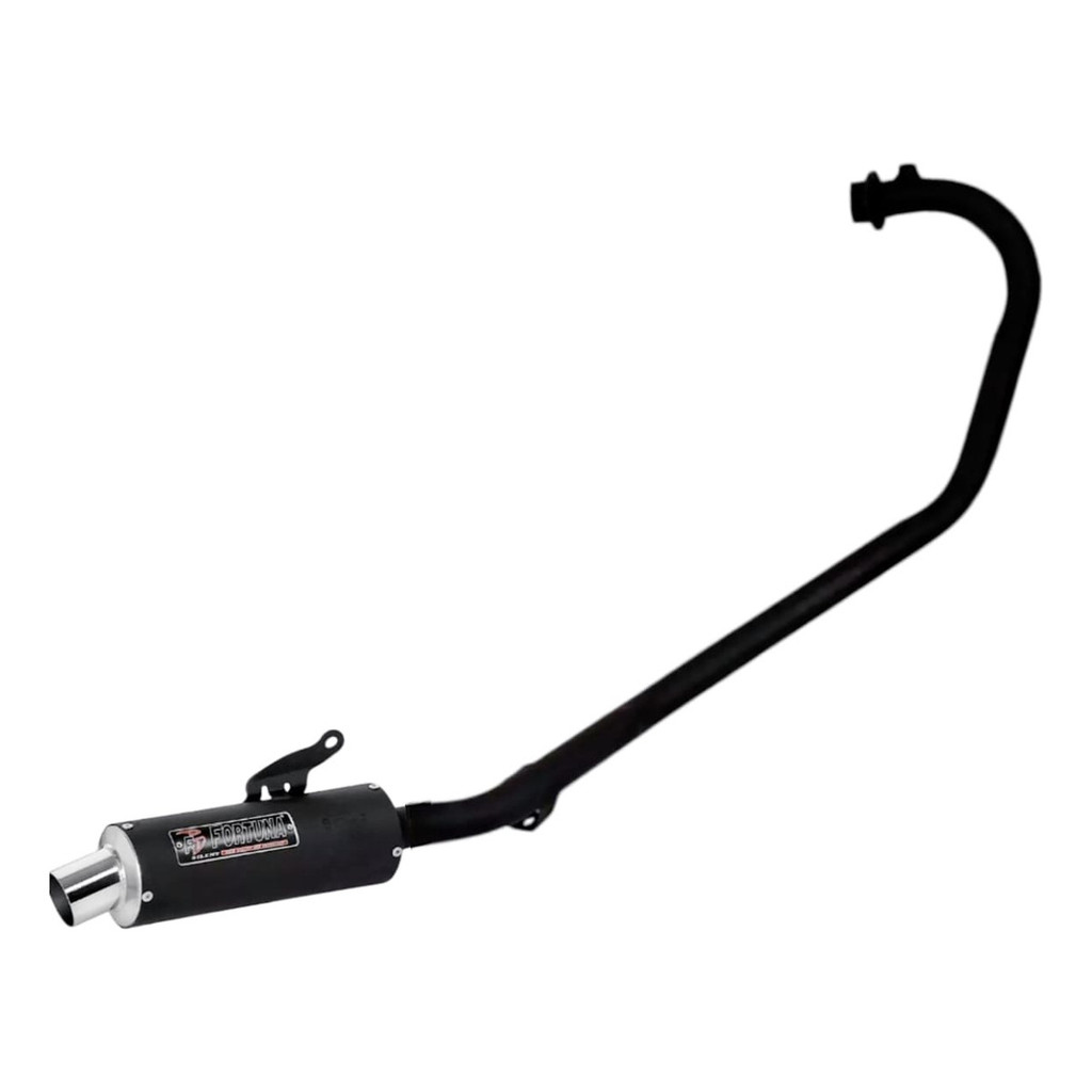 Escapamento Fortuna Mini Turbo Yamaha Fazer FZ15 2023/24 Pronto para Instalar