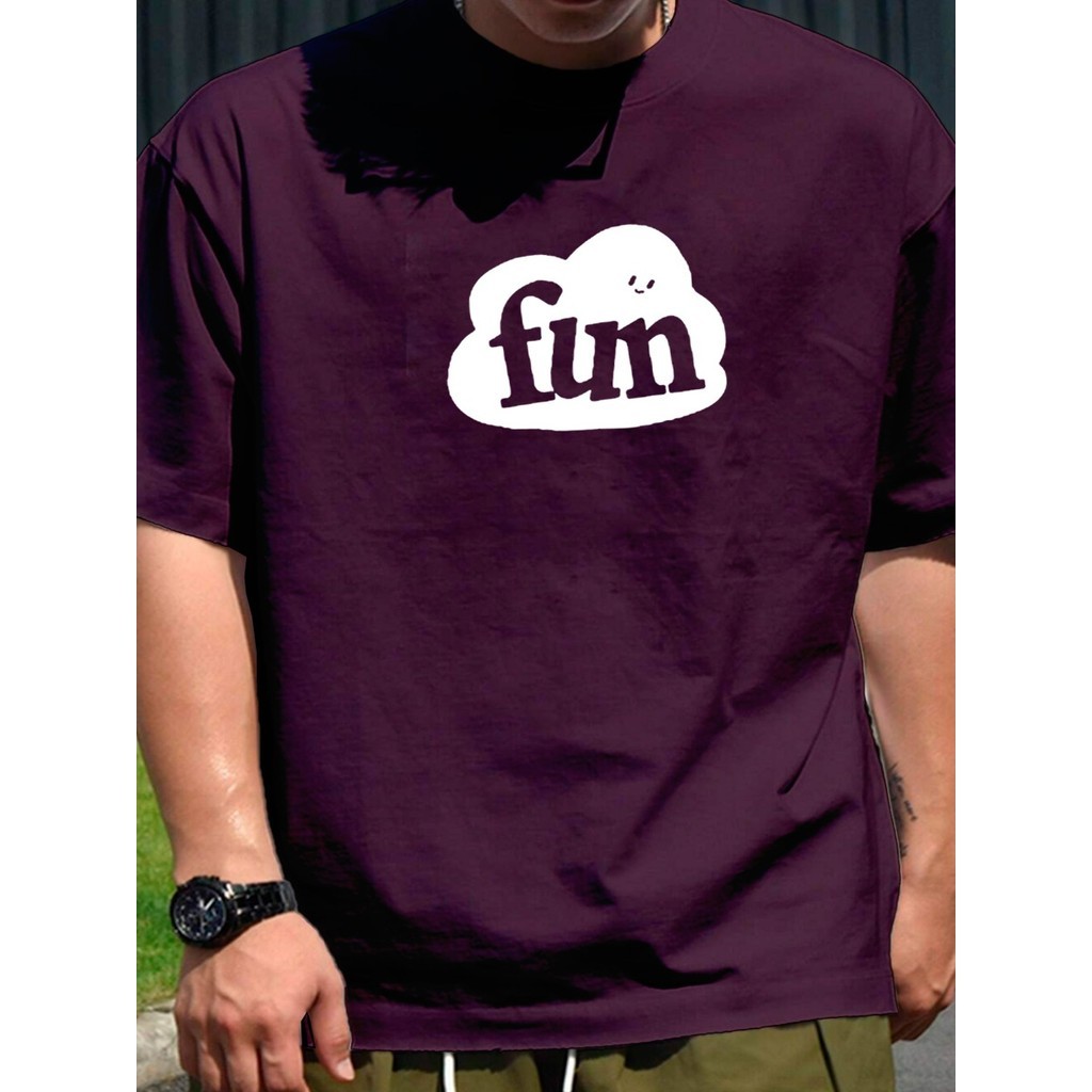 Camiseta Oversized Casual Blusa Básica Personalizada Estampa Fun Minimalista Estiloso Academia