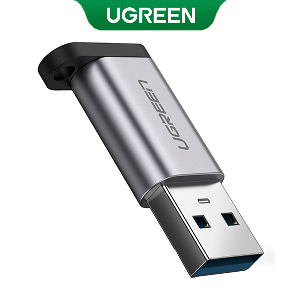 UGREEN Adaptador Usb 3.0 para Usb C Fêmea Cinza em Oferta na Shopee