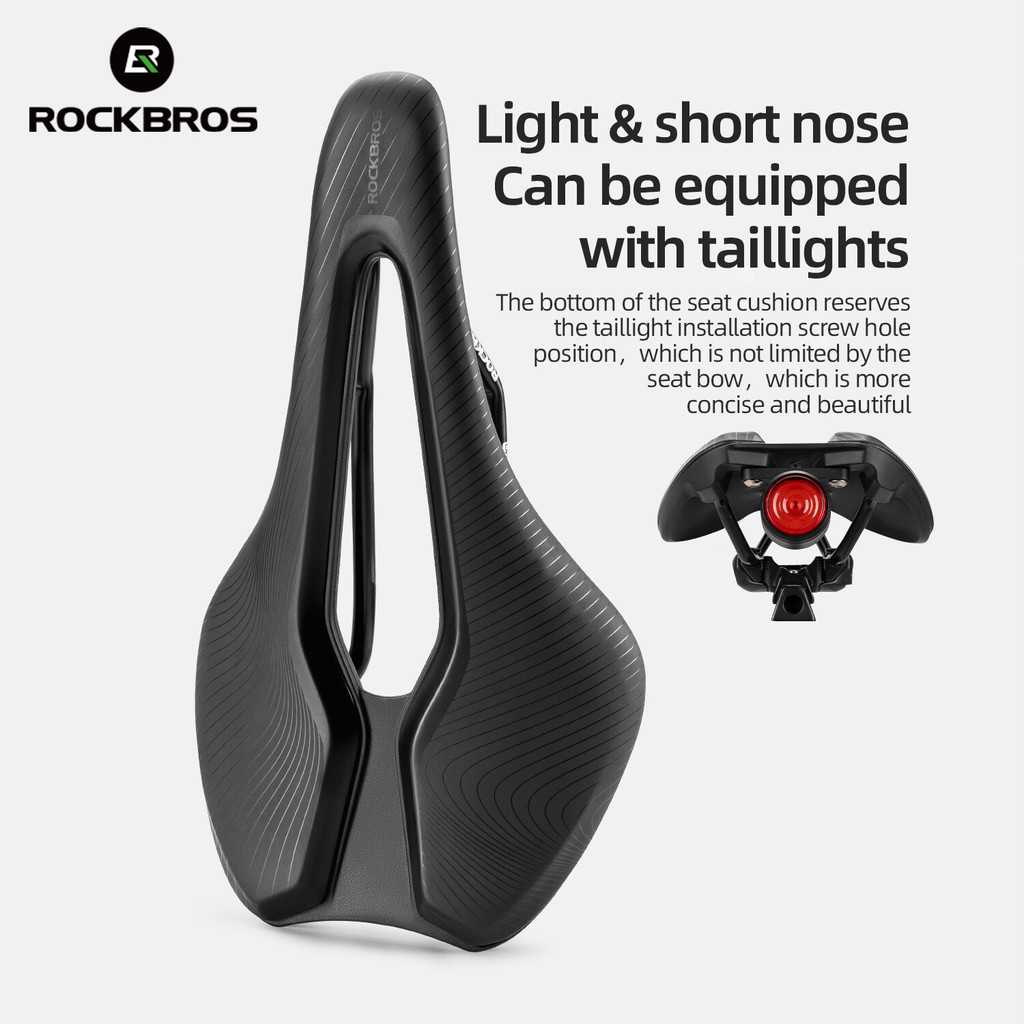 ROCKBROS Selim De Bicicleta À Prova D'água Respirável De Choque Almofada Confortável MTB Equipamento De Ciclismo De Estr