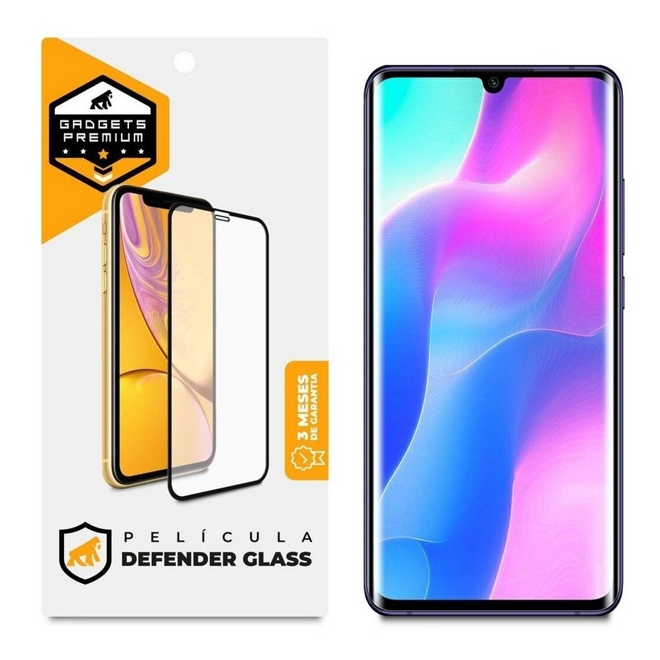 Película Defender Glass para Xiaomi-Vidro Temperado Bordas Reforçadas e Alta Transparência - Gshield