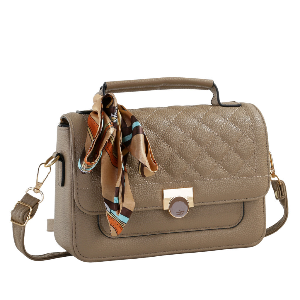 Bolsa Feminina Transversal Com Lencinho Bau Tiracolo Espaçosa Bolsa Feminina Estruturada Media Com Alça Alex em Oferta na Shopee