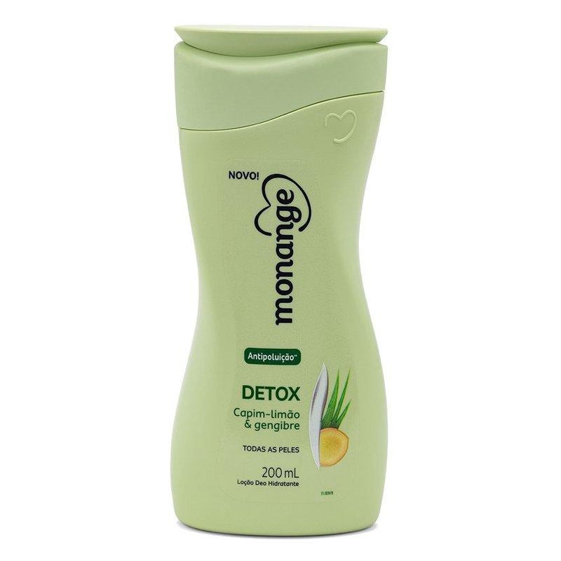 Hidratante Corporal Monange Detox Antipoluição 200ml em Oferta na Shopee