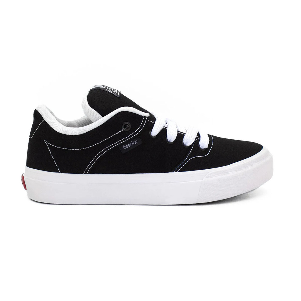 Tênis Freeday Flip Eco XL Preto Branco FR24001 Fata Lace Sapão